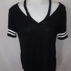 Ambience Woman’s blouse S Black Short sleeve
